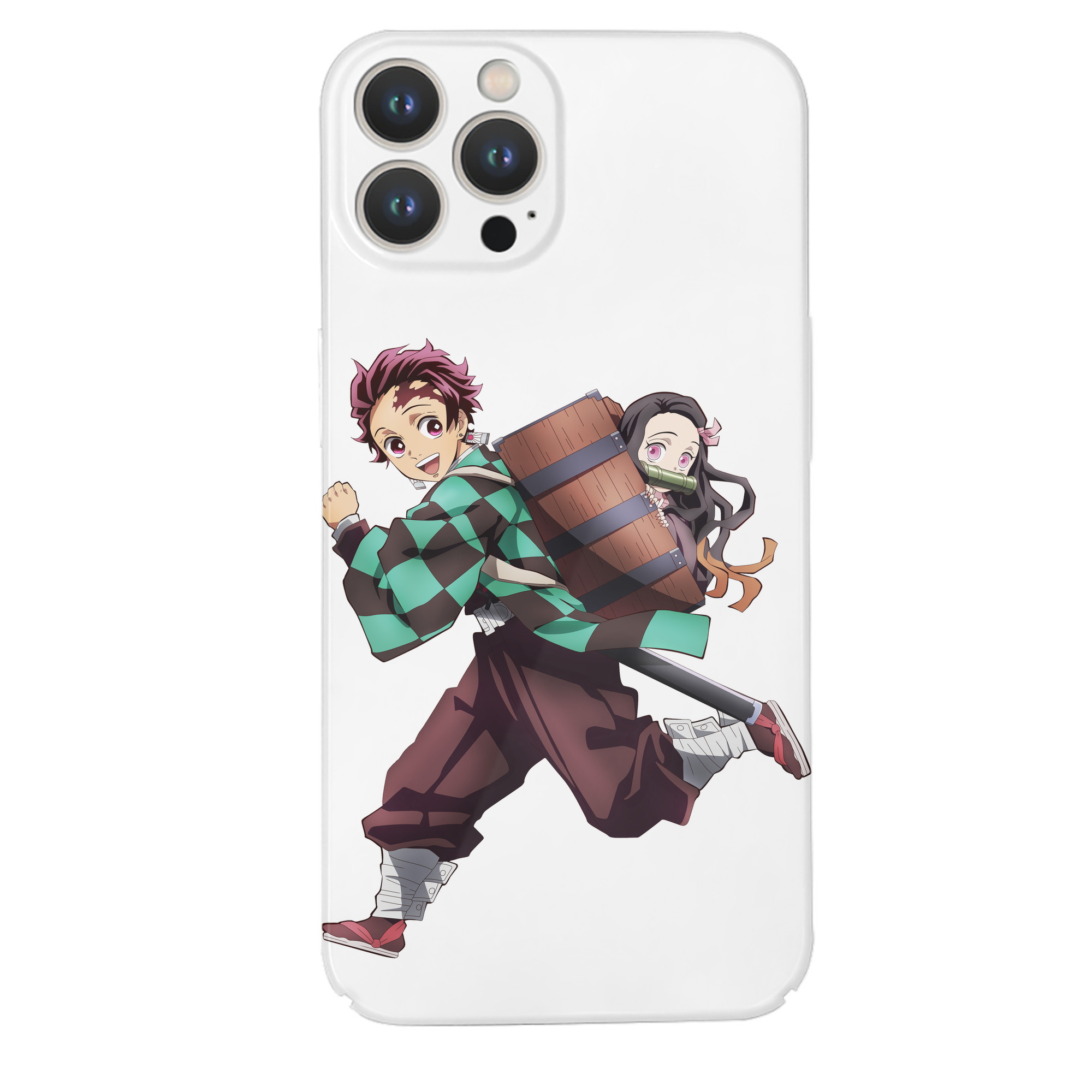 （画像用） 鬼滅の刃 竈門 炭治郎／かまど たんじろう Kamado Tanjirou 【iPhone 14シリーズ対応】ハードケース